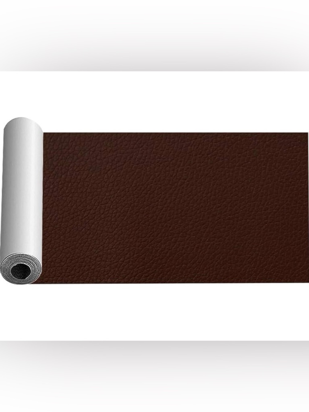 NWT Leather Repair Kit for Furniture 15.7" X 59", Self Adhesive (Dark Brown)